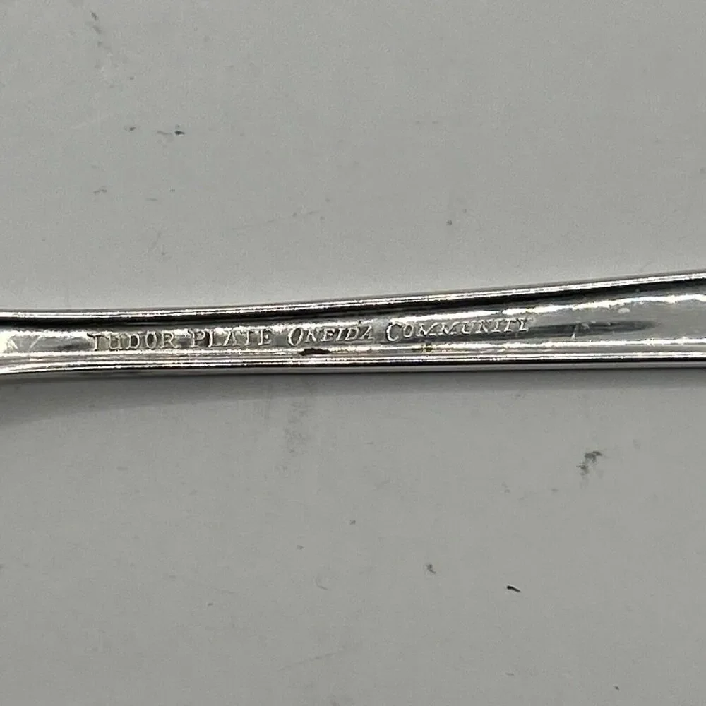Vintage Tudor Plate Oneida Community BRIDAL WREATH Pie Server Silver Plated